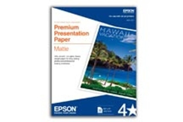 Epson Premium Presentation Paper Matte - 8.5" X 11" - 50 Sheets Photo Paper S041257