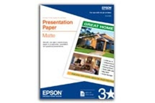 Epson Presentation Paper Matte - 8.5" x 11" - 100 Sheets printing paper S041062