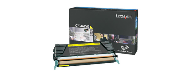 Lexmark C734A2YG toner cartridge Original Yellow C734A2YG