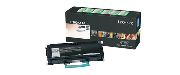 Lexmark E260, E360, E46X Return Program Toner Cartridge Original E260A11A