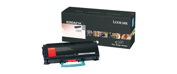 Lexmark E260, E360, E46x toner cartridge Original Black E260A21A