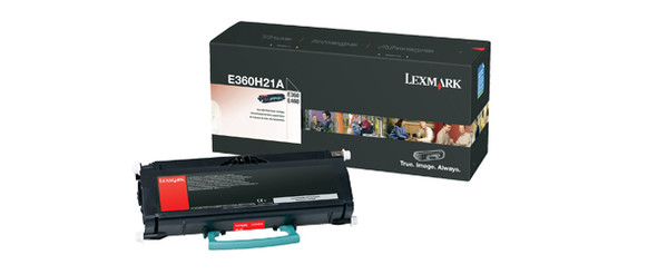 Lexmark E360, E46x High Yield toner cartridge Original Black E360H21A
