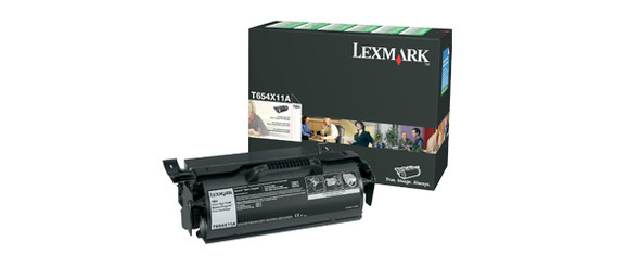 Lexmark T654, T656 Extra High Yield Return Program Print Cartridge Ink Cartridge Original T654X11A