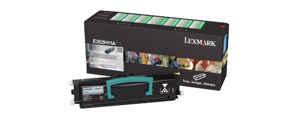 Lexmark E350, E352 High Yield Return Program toner cartridge Original Black E352H11A