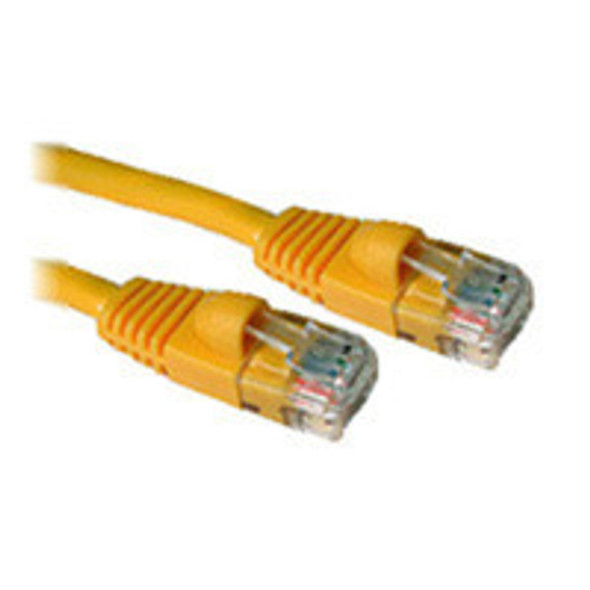 C2G 5Ft Cat5E 350Mhz Snagless Patch Cable Networking Cable Yellow 1.8 M 15191