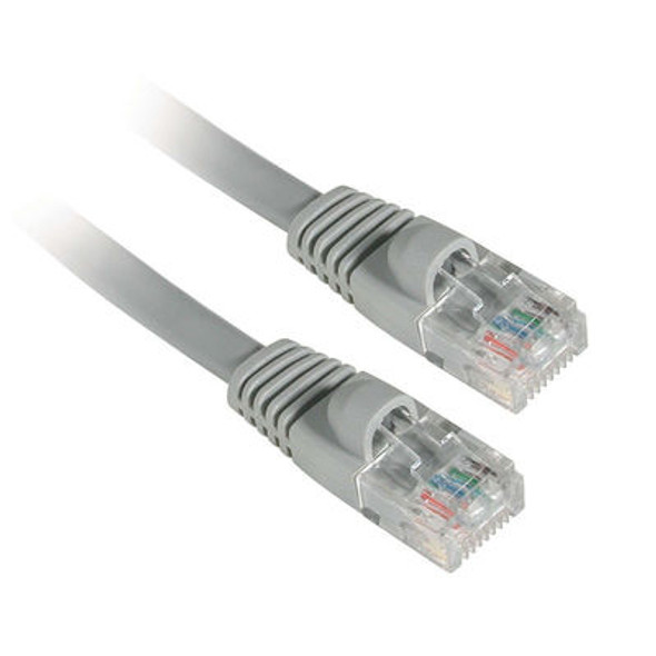 C2G 14Ft Cat5E 350Mhz Snagless Patch Cable Gray Networking Cable Grey 4.26 M 15205