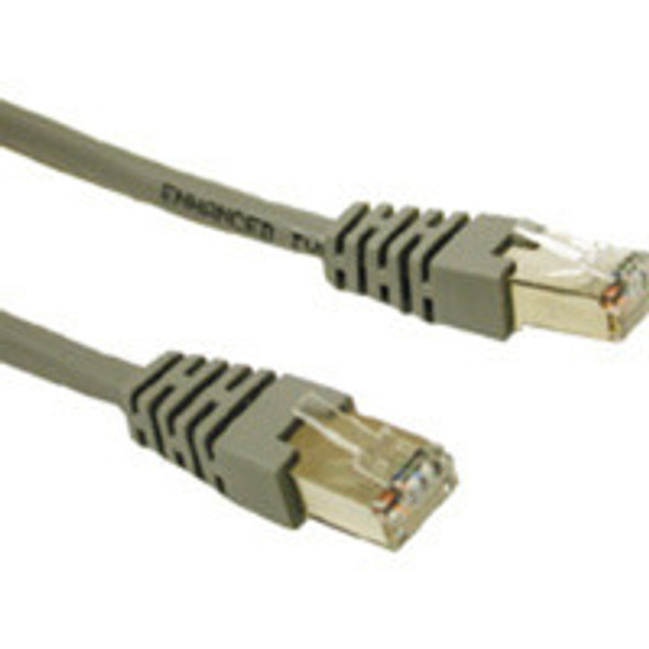 C2G 10Ft Shielded Cat5E Molded Patch Cable Networking Cable Grey 3.05 M 27255