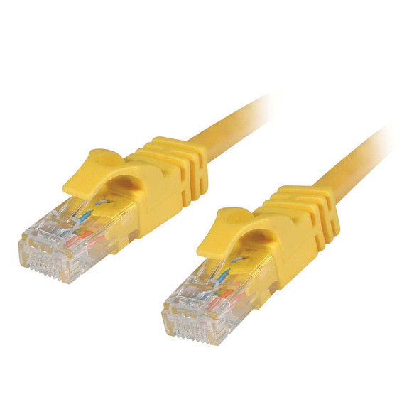 C2G Cat6, 8ft. networking cable Yellow 2.44 m U/UTP (UTP) 04010
