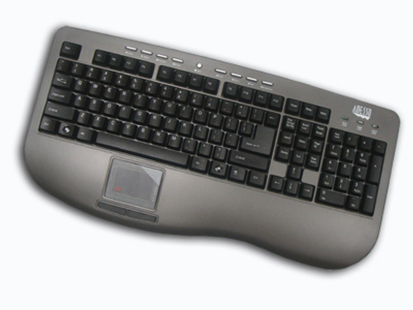 Adesso Win Touch Pro Desktop Multimedia Touchpad (Dark Gray/Black) keyboard USB QWERTY AKB-430UG