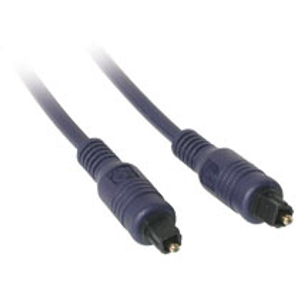 C2G 1M Velocity Toslink Optical Digital Cable Audio Cable Blue 40390