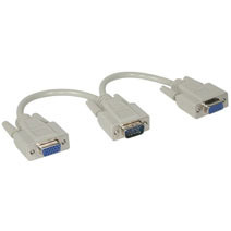 C2G Economy Male to Dual Female SVGA Y-Cable 8" VGA cable 1.2 m VGA (D-Sub) 25246