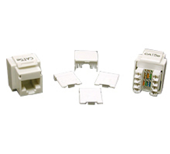 C2G Cat5E Rj45 Keystone Jack White 03791