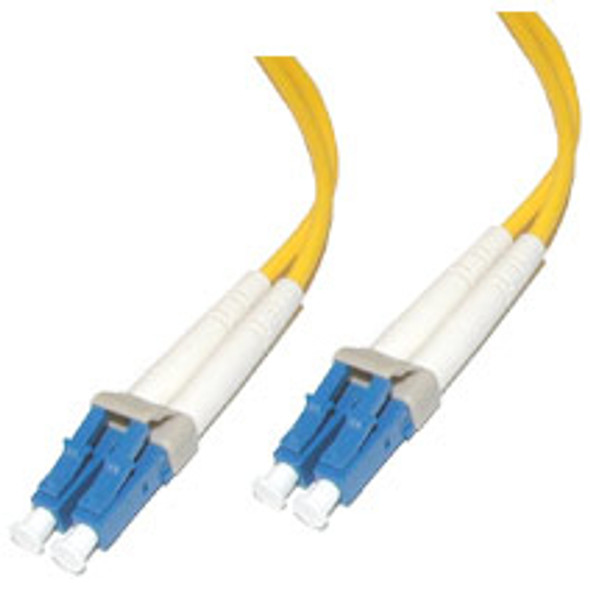 C2G LC/LC Duplex 9/125 Single-Mode Fiber Patch Cable, Yellow 1m fiber optic cable 39.4" (1 m) 29191