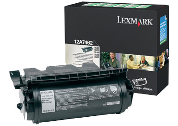 Lexmark 12A7462 toner cartridge 1 pc(s) Original Black 12A7462