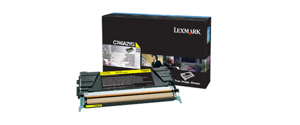 Lexmark C746A2YG toner cartridge 1 pc(s) Original Yellow C746A2YG