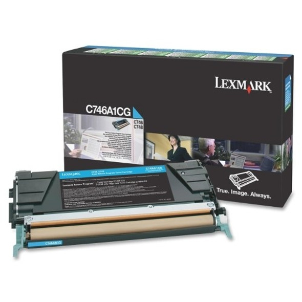 Lexmark C746A1CG toner cartridge 1 pc(s) Original Cyan C746A1CG