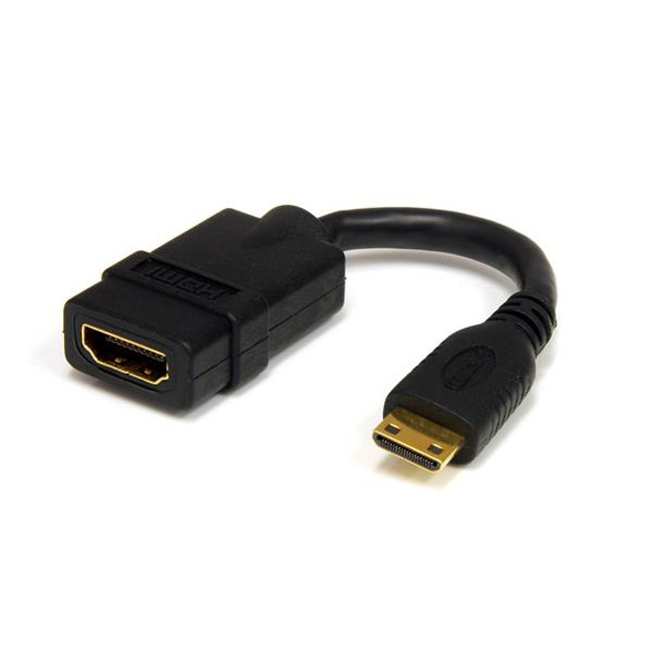 StarTech.com 5in High Speed HDMI Adapter Cable - HDMI to HDMI Mini- F/M HDACFM5IN