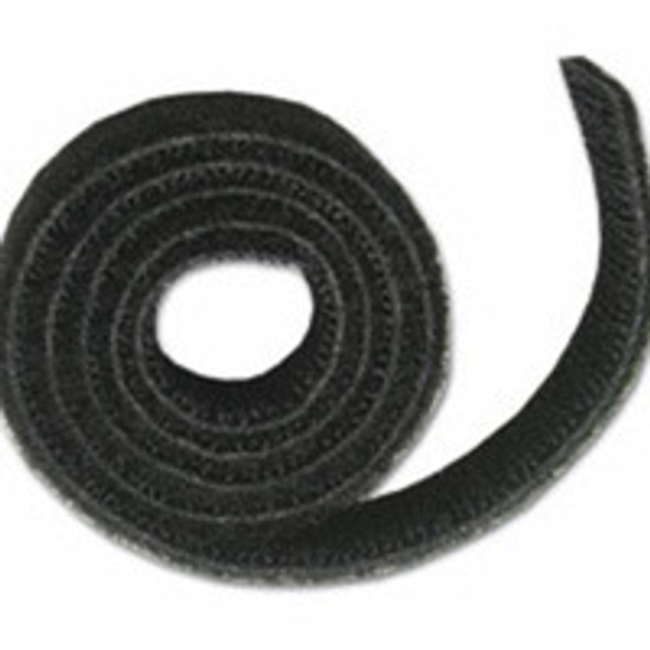 C2G 25Ft Hook / Loop Cable Wrap Cable Tie Nylon Black 29853