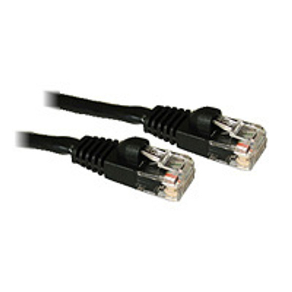 C2G 5Ft Cat5E 350Mhz Snagless Patch Cable Black Networking Cable 1.5 M 15189