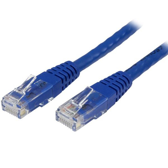 Startech.Com 1 Ft. Cat6 Ethernet Cable - 10 Pack - Etl Verified - Blue Cat6 Patch Cord - Snagless Rj45 Connectors - 24 Awg Copper Wire – Utp Cable C6Patch1Bl10Pk