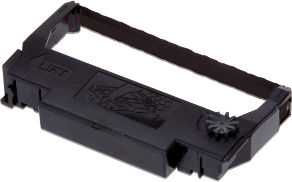 Epson Erc38Br Ribbon Cartridge For Tm-300/U300/U210D/U220/U230, Black/Red Erc-38Br-K