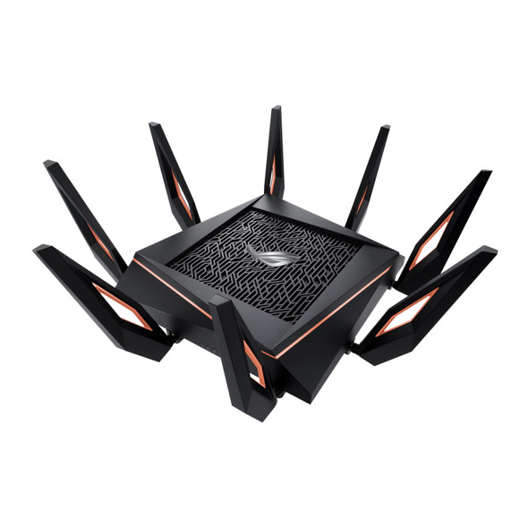 ASUS Rapture GT-AX11000 wireless router Gigabit Ethernet Tri-band (2.4 GHz / 5 GHz / 5 GHz) Black GT-AX11000