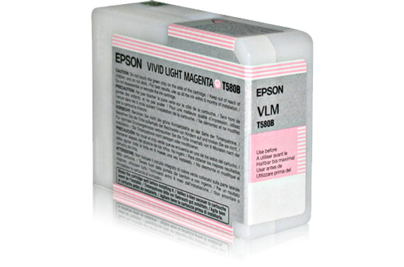 Epson Singlepack Vivid Light Magenta T580B00 T580B00