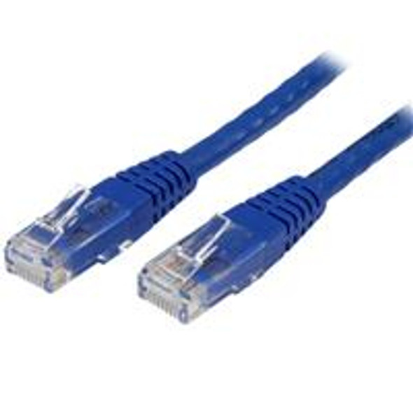 Startech.Com 6Ft Cat6 Ethernet Cable - Blue Cat 6 Gigabit Ethernet Wire -650Mhz 100W Poe Rj45 Utp Molded Network/Patch Cord W/Strain Relief/Fluke Tested/Wiring Is Ul Certified/Tia C6Patch6Bl