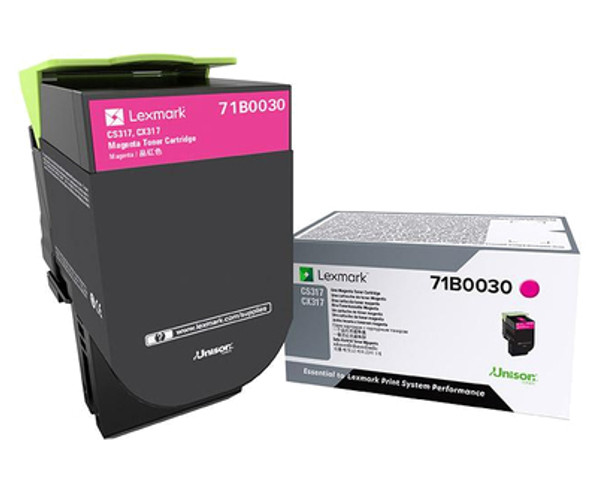 Lexmark 71B0030 toner cartridge 1 pc(s) Original Magenta 71B0030