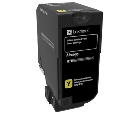 Lexmark CS720 toner cartridge 1 pc(s) Original Yellow 74C0S40