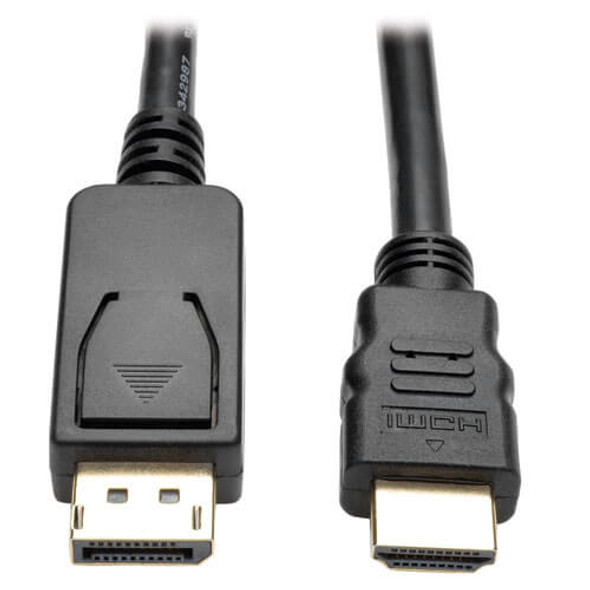 Tripp Lite DisplayPort 1.2 to HD Active Adapter Cable, DP with Latches to HDMI (M/M), UHD 4K x 2K / 1080p, 1.83 m P582-006-V2-ACT
