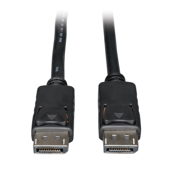 Tripp Lite DisplayPort 1.2 Digital Video and Audio Cable with Latches (M/M), 4K x 2K, 3840 x 2160 - 0.31 m P580-001