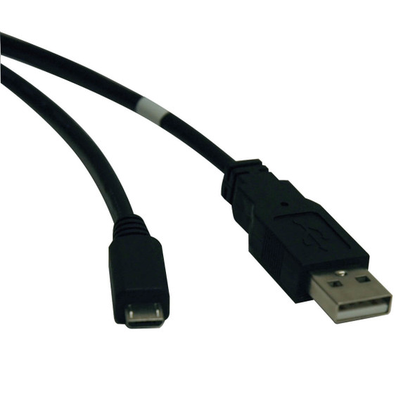 Tripp Lite USB 2.0 Hi-Speed A to Micro-B Cable (M/M), 1.83 m (6-ft.) U050-006