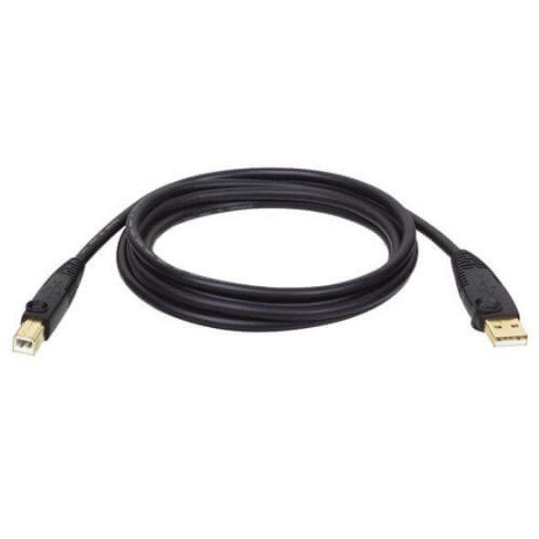 Tripp Lite USB 2.0 Hi-Speed A/B Cable (M/M), 3.05 m (10-ft.) U022-010-R