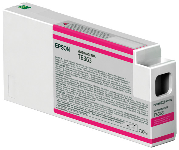 Epson Singlepack Vivid Magenta T636300 Ultrachrome Hdr 700 Ml T636300