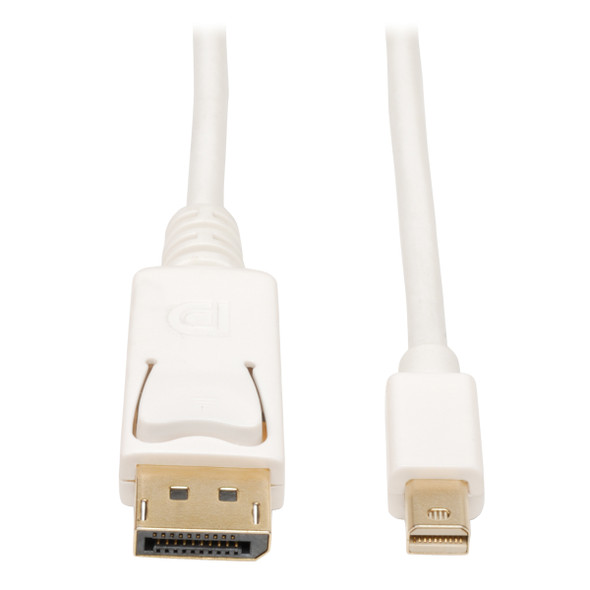 Tripp Lite Mini DisplayPort to DisplayPort 4K @ 60 Hz Adapter, DisplayPort 1.2, mDP to DP Cable (M/M), 0.91 m P583-003