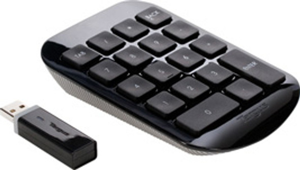 Targus Wireless Numeric Keypad Keyboard Rf Wireless Abc Black Akp11Us 092636246464
