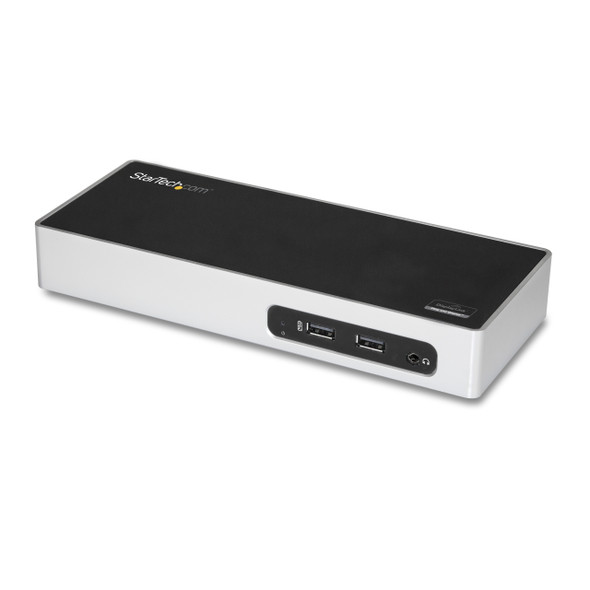 Startech.Com Usb 3.0 Docking Station - Dual Monitor Laptop Docking Station With Hdmi & Dvi/Vga Video - 6-Port Usb 3.1 Gen 1 5Gbps Hub, Gbe, Audio - Universal Type-A Dock - Windows & Mac 065030871440 Dk30Add