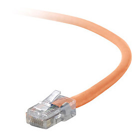Belkin RJ45 CAT5e Patch Cable 2 ft networking cable Orange 0.61 m 722868192818 A3L791-02-ORG