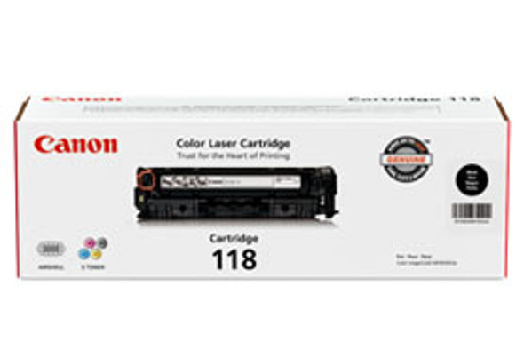 Canon Cartridge 118 Black toner cartridge Original Black, Cyan, Magenta, Yellow 013803113624 2662B001