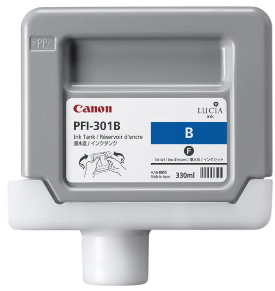 Canon PFI-301GY Pigment Blue ink cartridge 1 pc(s) Original 013803067781 1494B001