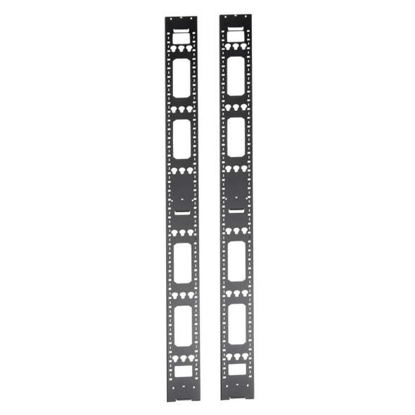 Tripp Lite 45U Rack Enclosure Server Cabinet Vertical Cable Management Bars 037332185587 SRVRTBAR45