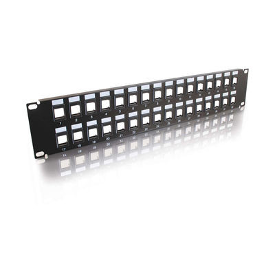 C2G Blank Keystone/Multimedia Patch Panel 32-Port 2U 757120038603 03860