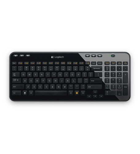 Logitech K360 keyboard RF Wireless QWERTY English Black 097855085382 920-004090