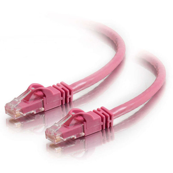 C2G Cat6, 2ft. networking cable Pink 0.6 m 757120040446 04044