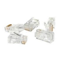 C2G Rj45 Cat5 Modular Plug For Round Stranded Cable 50Pk 757120113805 11380