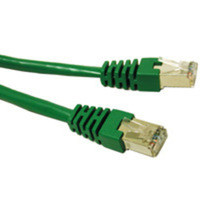 C2G Cat5e STP, 1 x RJ-45, 1 x RJ-45, 14ft, Green networking cable 4.26 m 757120272649 27264