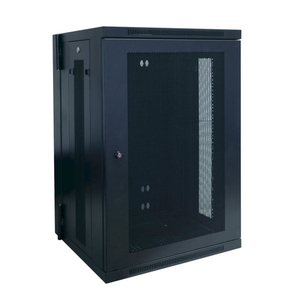 Tripp Lite 18U Low-Profile Wall Mount Rack Enclosure Server Cabinet, Switch-Depth, Hinged Back 037332154835 SRW18US