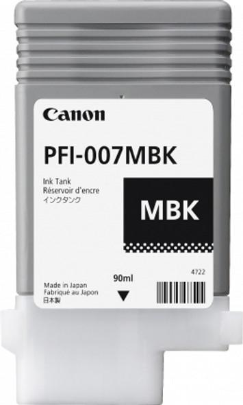 Canon PFI-007MBK ink cartridge Original Standard Yield Black 013803288872 2142C001