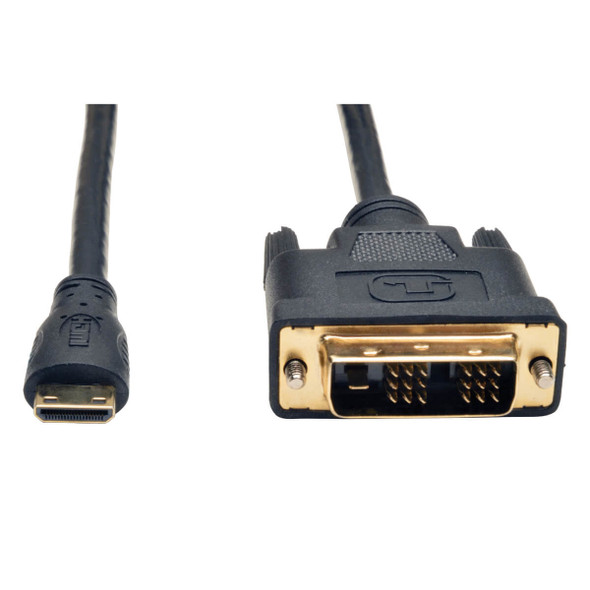 Tripp Lite Mini HDMI to DVI Cable, Digital Monitor Adapter Cable (Mini HDMI to DVI-D M/M), 1080P, 0.91 m 037332186058 P566-003-MINI